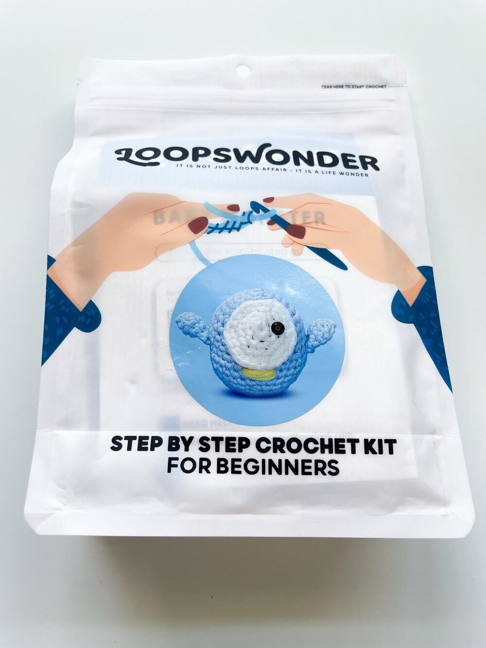 New LoopsWonder Beginner Crochet Kit Monster Animal